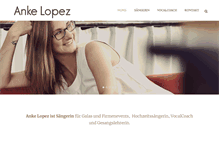 Tablet Screenshot of anke-lopez.de